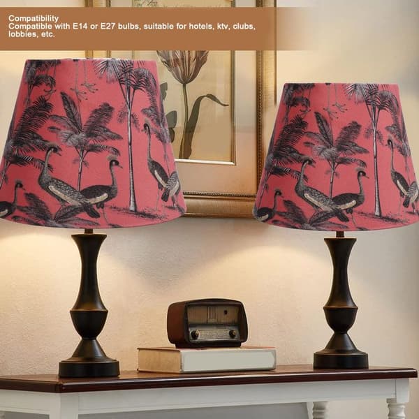 Sammet kon lampskärm – E27/E14 – mjuk och elegant – sovrumsdekoration – 11x17cm