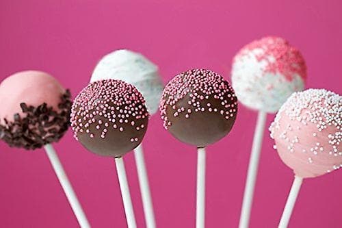 Cake Pops Pinde 15cm, 100 stk Slikpinde Vit white