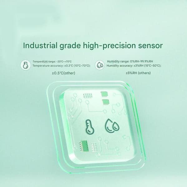 Digital Termometer Hygrometer Inomhus Utomhus med LCD-Display Min Max Register Temperatur Fuktighetsmätare 1st