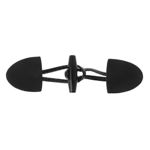 6 Par Lær Horn Toggle Lukknapper Kåpe Jakke Duffel Søm DIY Klær