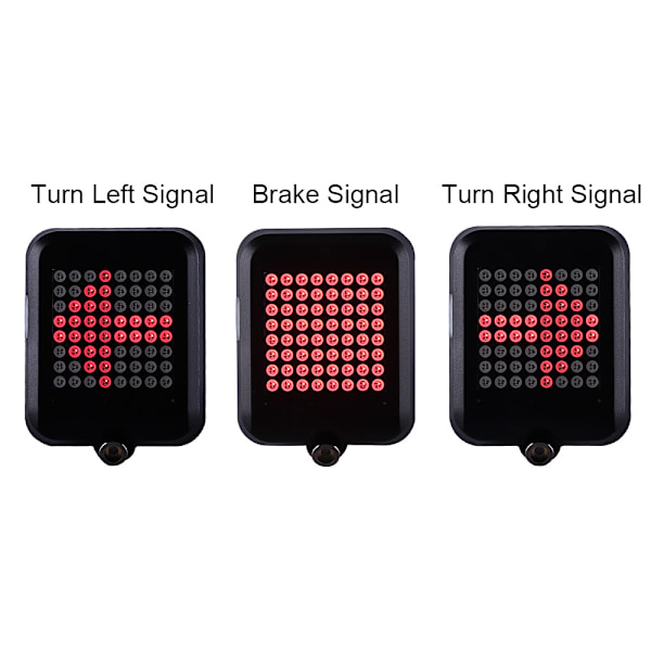 Cykellampe intelligent sensing styring bremse laser baglygte