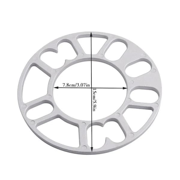 St aluminiumslegering hjulafstandsstykker, modificerede udvidede hjul, 4 huller, 5 huller, 6 huller, legeringshjulafstandsstykker