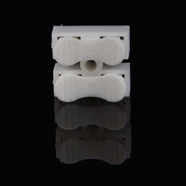 Elektrisk Domino 2 x 2,5 mm² Fjederforbindelse Ledertværsnit 2,5 mm² IEC 250V / 10A (100 stk.)