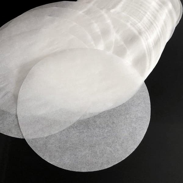 100x Mellemlægspapir, Runde - 15 cm Vit white