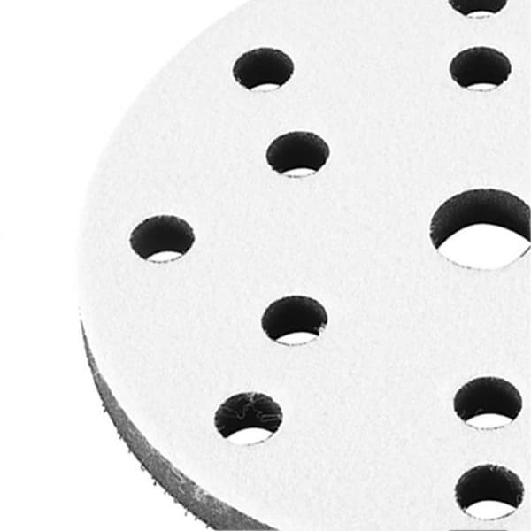 150 mm diameter myk buffer svamp grensesnitt dempepute for slipeplater (17 hull)