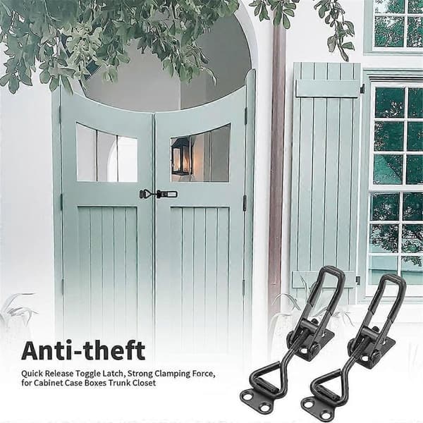 6-pack Toggle Latches 100 kg Holding Capacity 4001 Draw Latches, Adjustable Quick Release Clamps - Perfect