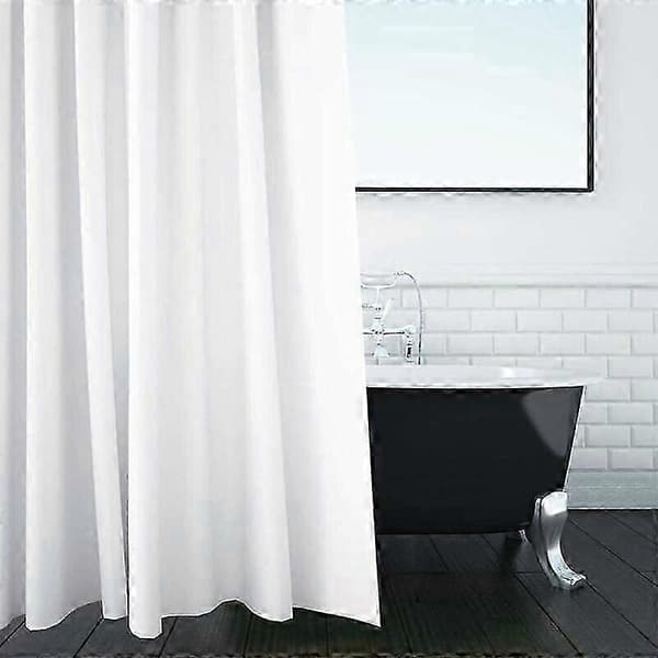 Simple Shower Curtain - White 180 x 220 cm - Extra Long