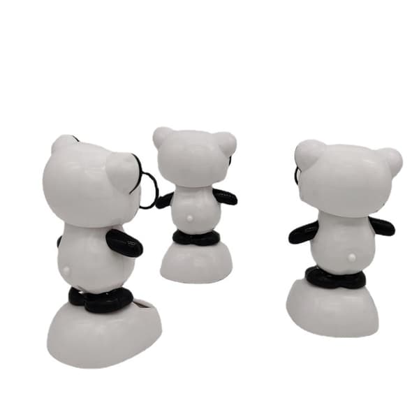 Heta Rea Solar Bil Svingende Panda Paparazzi Solar Bilpynt Solar Svingende Blomst Grossist