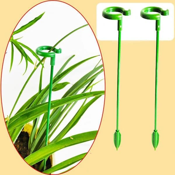 10 st Växtstöd Stolpe Blomma Växtpinnar Pinnar 37CM 10 ST 37cm 10 st