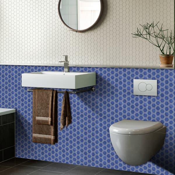 ##/10 stk. selvklæbende 3D-mosaikfliser 15×15cm, køkken badeværelse##/