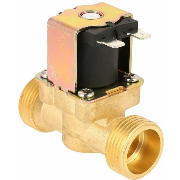 DC 12V G3/4 Normalt Lukket Elektrisk Magnetventil, Messing Magnetventil, NC Magnetventil (G3/4 DC12V)--