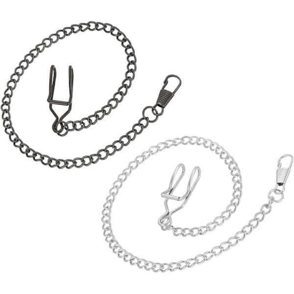 Lommeurkæde Sort Sølv Black,Silver