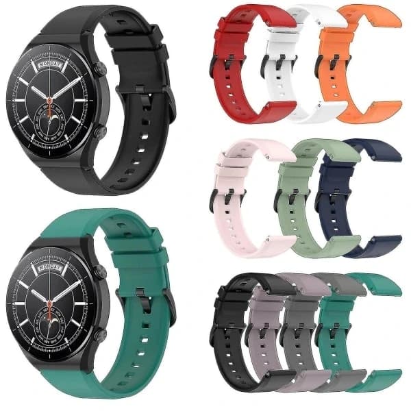 For Xiaomi Mi Watch S1 Silicone Strap Waterproof Breathable Soft Wristband
