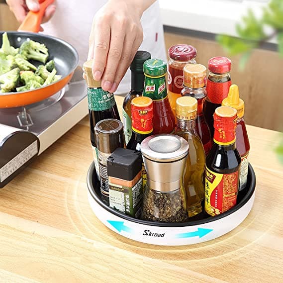 Pladespiller skabsorganisator, Lazy Susan