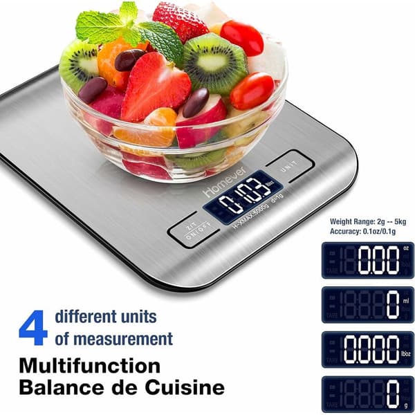 Kitchen Scale, Kitchen Scale, Food Scale, Kitchen Food Scale with Tare/LCD
