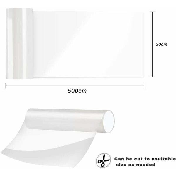 Cat Scratch Protector Sticker Roll - 30cm x 5m, Transparent, Anti-Scratch Furniture Protector for Sofa, Door, Wall, Countertops