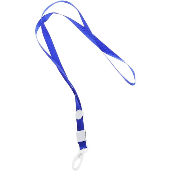 20 stk personlige ID-kortholdere med ring, holder, etui, stropp, blå