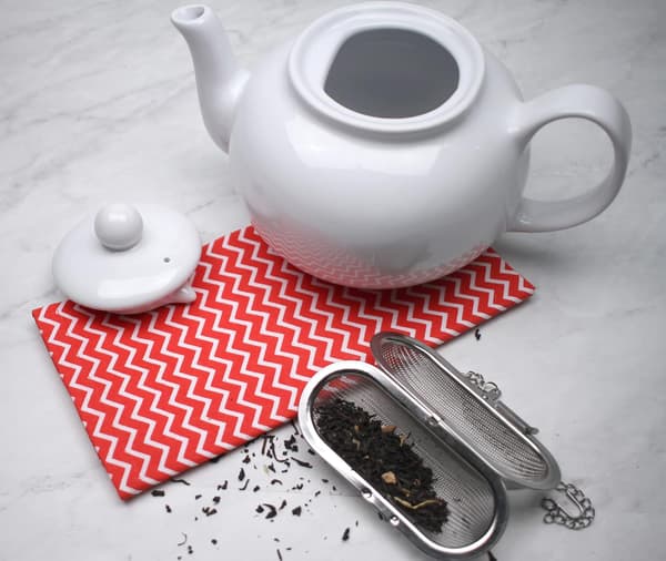 Flydende krydderiinfuser i rustfrit stål til supper, gryderetter eller store tekander, Jumbo Oval