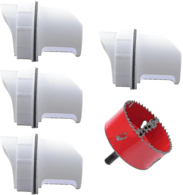 Gør-det-selv Kyllingefoderautomat Regntæt Fjerkræfoderautomat Port Gravity Feed Kit