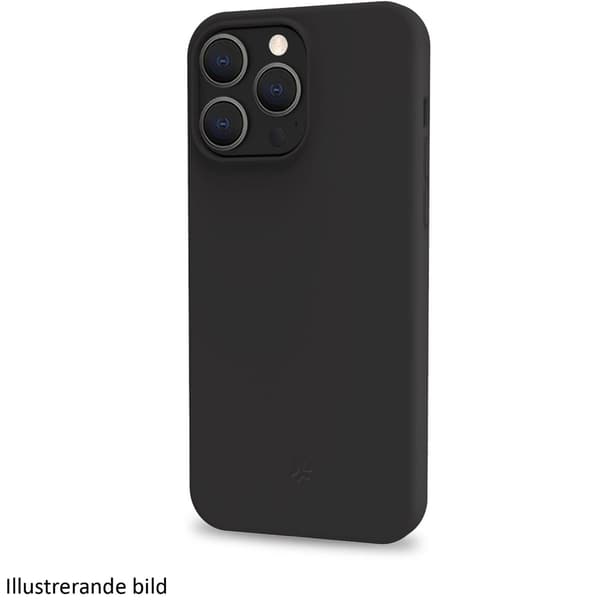 Cromo Soft gummideksel iPhone 16 Pro Max Svart Svart