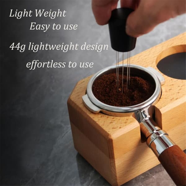 Dispensing Tool, 12 Needles 0.4mm, Coffee Stirrer, Stirring Tamping Tool with Holder A