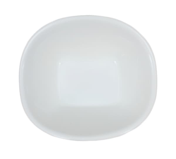 Mini Porcelænsskål Rektangulær Afrundede Kanter - 20 pak Vit 5000