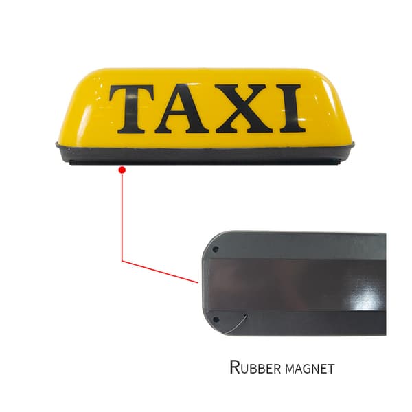 LED-belyst magnetisk vanntett drosjetaktopp Universal Tax