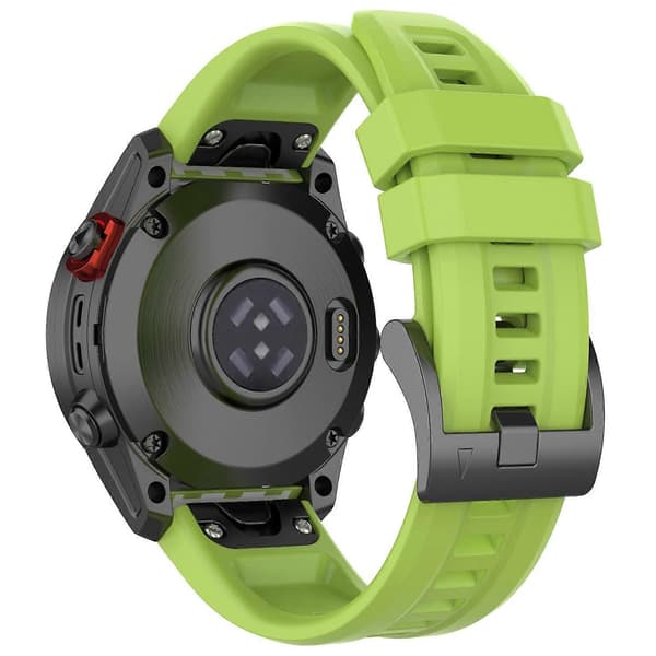 Garmin Fenix 7X -kellon ranneke, monivärinen vihreä Multicolor Green