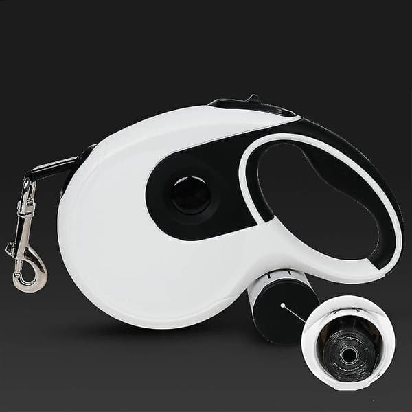 Dog Leash for Large Breeds with Non-Slip Handle and Waste Bag Dispenser
