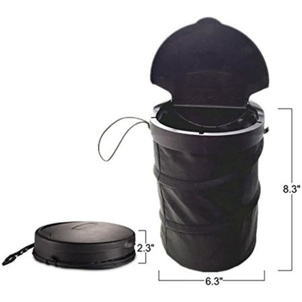 Car Foldable Trash Can, Portable, Vehicle Trash Bag, Universal