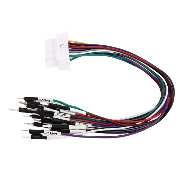 16-bens OBD2-stikkabel, svejsefri, fejldetektering, kodefjernelse, diagnostisk jumperadapterkabel