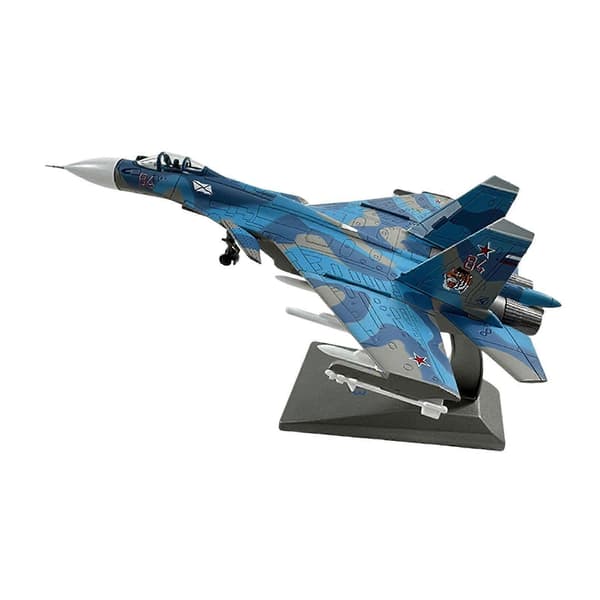 SU-33 Fighter Højsimuleret Trykstøbt Modelflylegetøj til Hyldepynt