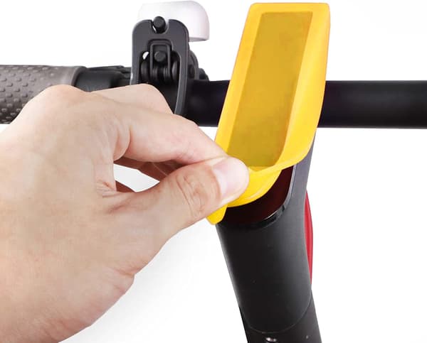(Yellow) Replacement for Xiaomi M365 Pro Waterproof Protective Cover Display Silicone Cover Control Panel Dustproof Waterproof Accessory