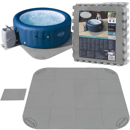 Skumbeskyttelsesmåtte til Lay-Z-Spa, 196x196 cm, polyethylen