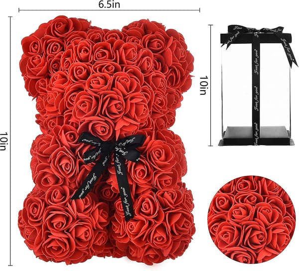 Gave til mor, Valentinsdagsgave, Rosebjørn med æske