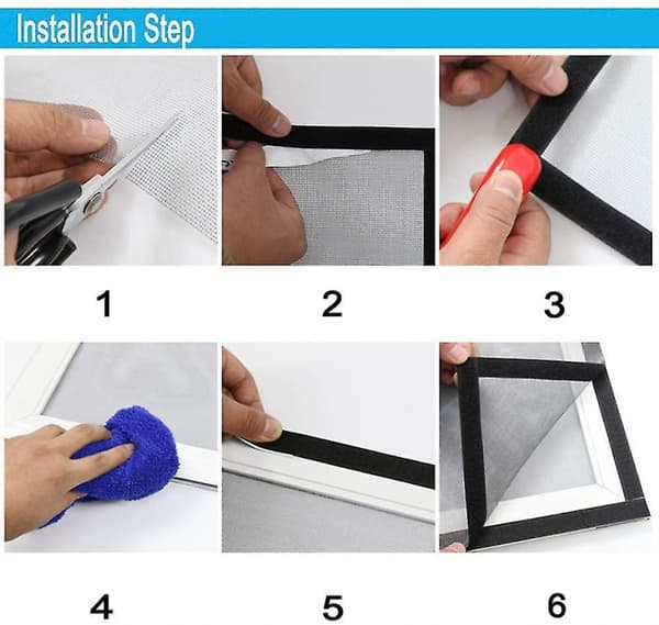 Cat Protection Net with Tape, Compatible with Mosquito Net Balcony W[LD]