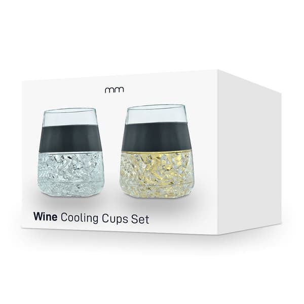 Wine Cooling Mug Set with Cooler Bag, 260 ml, BPA-free 629