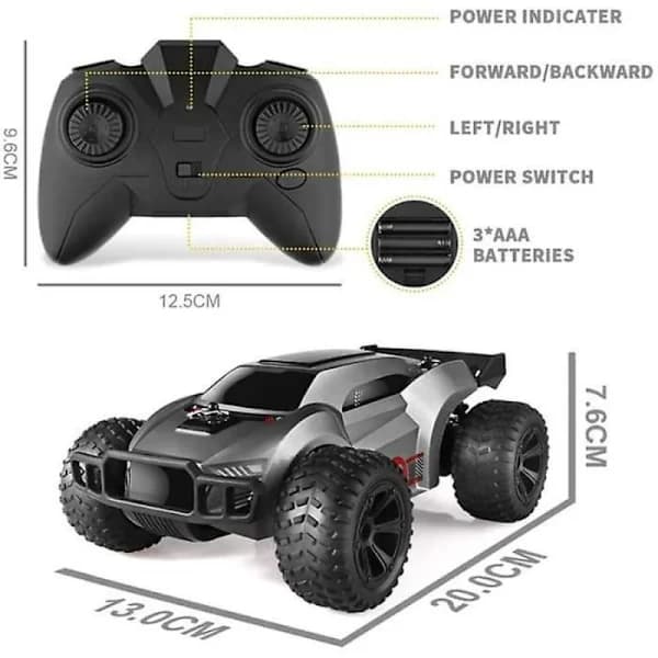 Fjärrstyrd bil - 2,4 GHz höghastighets Big Feet Rc-bilar