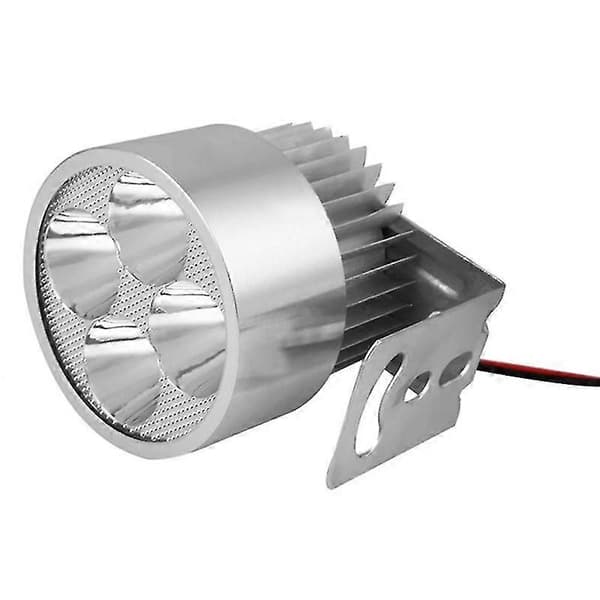 4LED Motorsykkel Frontlys Spotlys DRL Kjørelys Tåkelys Vanntett 12-85V