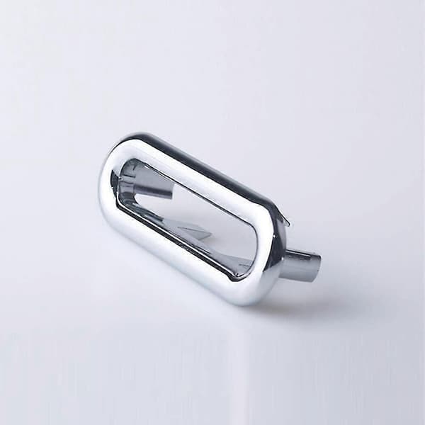 Overflow Ring Compatible with Sink, Sink Trim, Overflow Ring, Silver Overflow Hole, Oval Overflow Cover