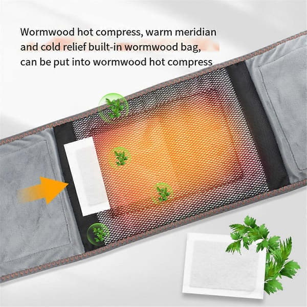 Genopladeligt varmemassagebælte med rødt lysterapi-FY-