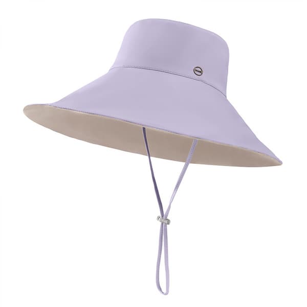 Floppy hatter med bred brem Vendbar bøttehatt UPF 50+ Strand Su