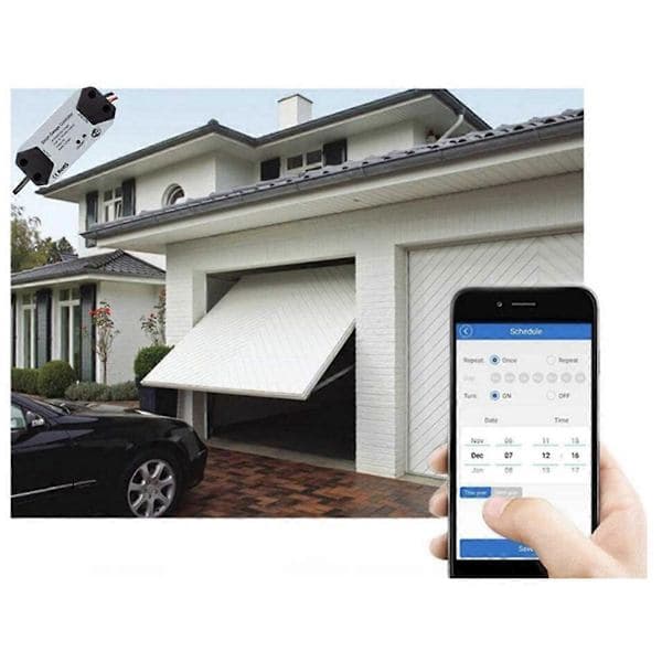 Tuya WiFi garasjeportkontroller Smart dørbryter Fungerer med Home Smart Life Tuya APP-kontroll