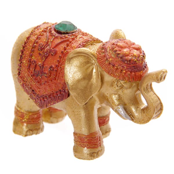 Røgelsesholder - Lykke elefant, Grøn