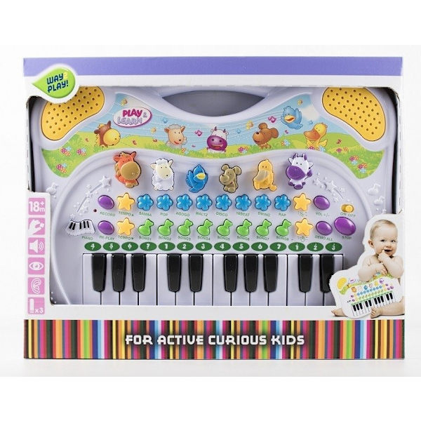 Way2play Keyboard med Dyrelyder