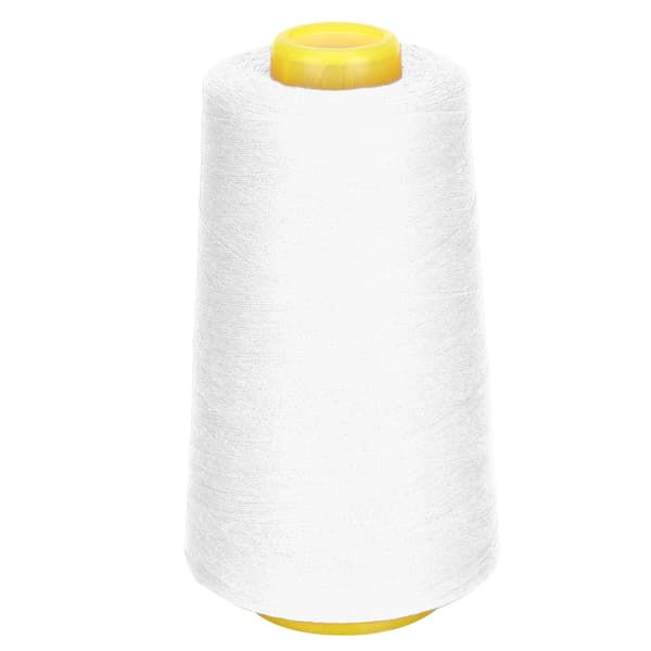 402 Polyester Sytråd 3000 Yards Håndsyningstråd til DIY Håndværk Skrædderi Håndarbejde Hvid