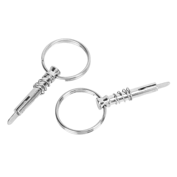 2 st Snabbkopplingsstift Rostfritt stål Marin Hårdvara Båt Bimini Toppstift för Skeppsbyggnad