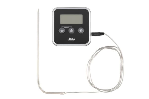 Digitalt steketermometer Maku Kitchen Life Svart black