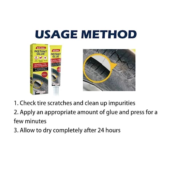 Tire Repair Glue Liquid Rubber Glue 30ml