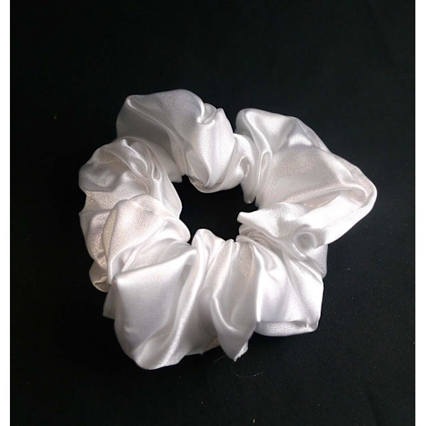 Hårelastik Hvid Polyester